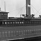 The ferryboat Richmond at St. George, October 1918. (From the Collection of the Staten Island Museum)