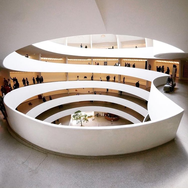 Guggenheim Museum, New York, New York. Photo via @cristianorocha #viewingnyc #nyc #newyork #newyorkcity #guggenheim
