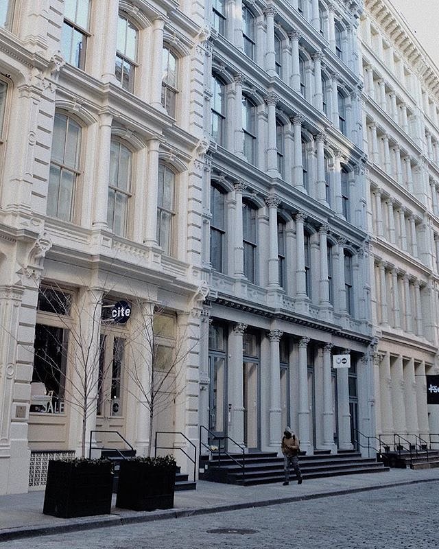 Canal St. and Greene St., New York, New York. Photo via @groveandbleecker #viewingnyc #newyorkcity #newyork  #nyc