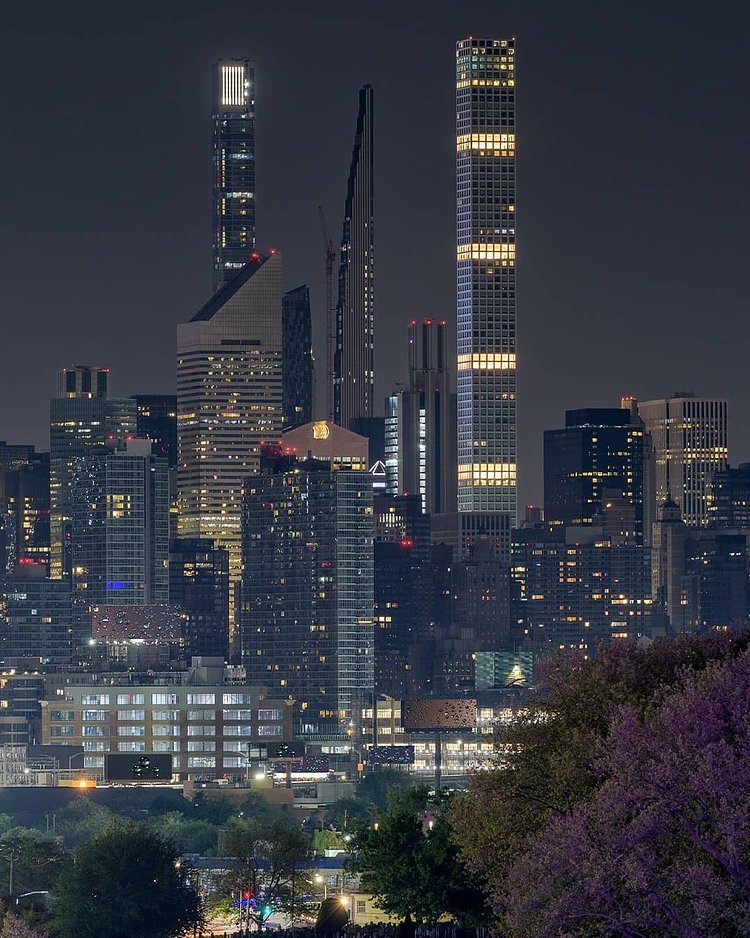 Midtown Manhattan Skyline from Kosciuszko Bridge, Greenpoint, Brooklyn