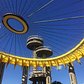 American Cheese Yellow. Paint job looks great. Hopefully one day the towers will get one too. Open house this weekend! #fmcp #worldsfair #1964worldsfair #nystatepavilion #tentoftomorrow #nyc #nycparks #newyorkcity #queensny #queenscapes #igersofnyc #instagramnyc