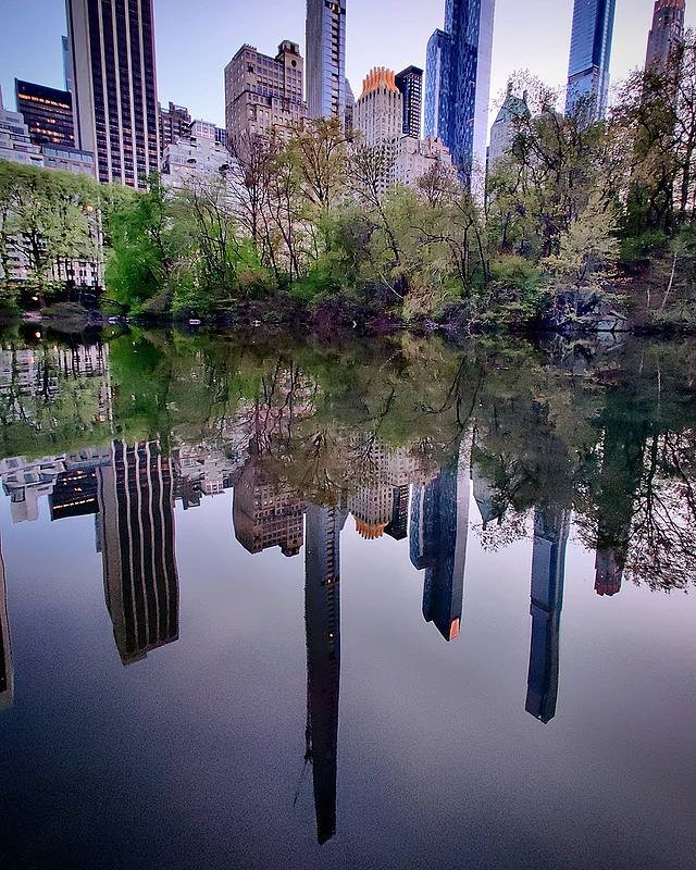 The Pond at Central Park, Manhattan