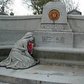The weeping woman on Houdini’s monument.