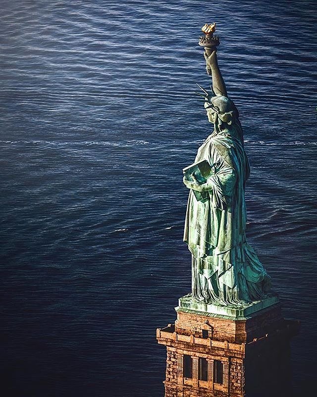 Statue of Liberty, New York, New York. Photo via @beholdingeye #viewingnyc #newyorkcity #newyork #nyc