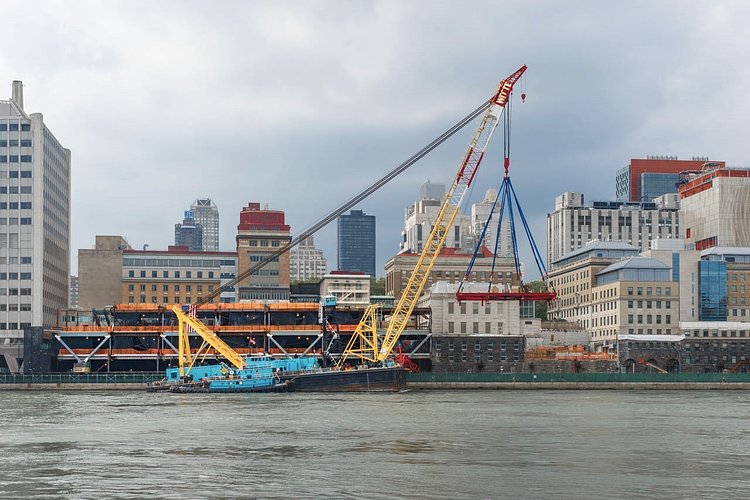 Construction along NYC Waterfront