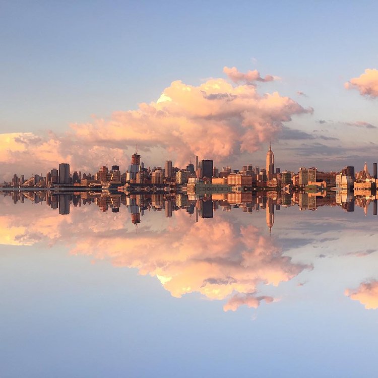 Such powerful clouds. #insta_sky_reflection