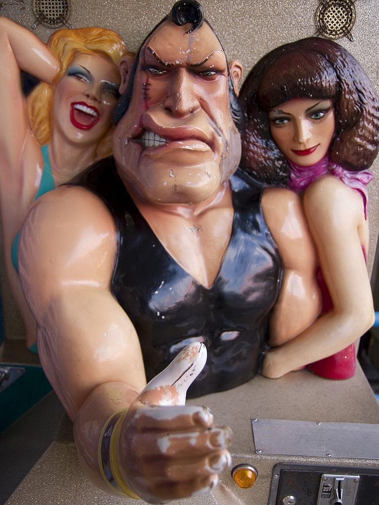 coin operated arm wrestle