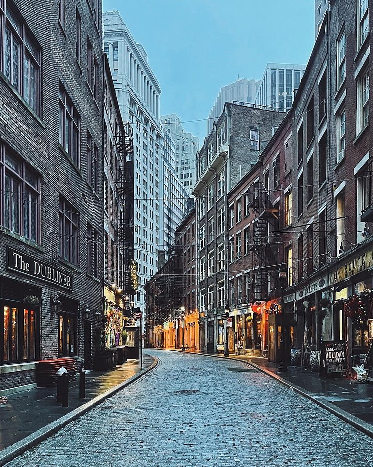 Stone Street, Financial District, Manhattan