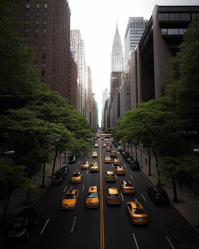 42nd Street from Tudor City Bridge. Photo via @mindz.eye #viewingnyc
