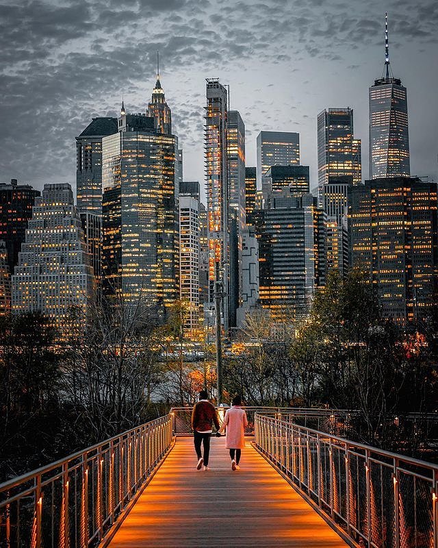 Squibb Park Bridge, Brooklyn Heights, Brooklyn