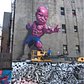Ron English "Temper Tot", a new piece in Manhattan, New York City