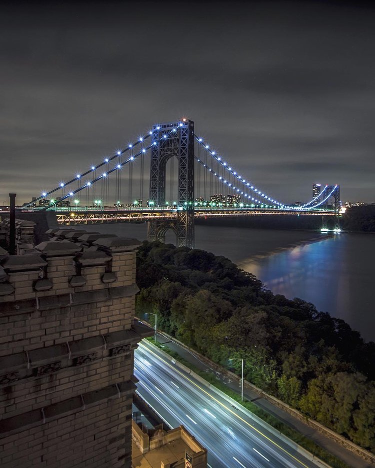 Lookout Below
=================================
Overlooking an overlook in Washington Heights with @deeno12 @pjflo_ @grimace_586 @gmathewsva. Enjoy the rest of the weekend friends, and don't forget to check out my friends I tagged in the picture. ( still_grounded 24/100 )
=================================
•Date: August 20,, 2015
•Location: Upper Manhattan
•Camera: D7100
•Lens: 10-24mm f/3.5-4.5
•Focal length: 10mm
•Shutter speed: 180sec
•Aperture: f/20
•ISO: 100
•Edit: Lightroom instagram
•Shot: tripod / manual mode
=================================#NYC #NY #newyorkcity #newyork #manhattan #bigapple #ILoveNY  #EmpireStateOfMind #newyorkny #newyorker #newyorkstateofmind  #washingtonsquarepark #fultoncenter #esb #hellskitchen #tribeca #empirestatebuilding #flatiron #oneworldtrade #1wtc #midtown #manhattanbridge #brooklynbridge #heraldsquare #freedomtower #unionsquare #centralpark #timessquare #brooklynbridgepark