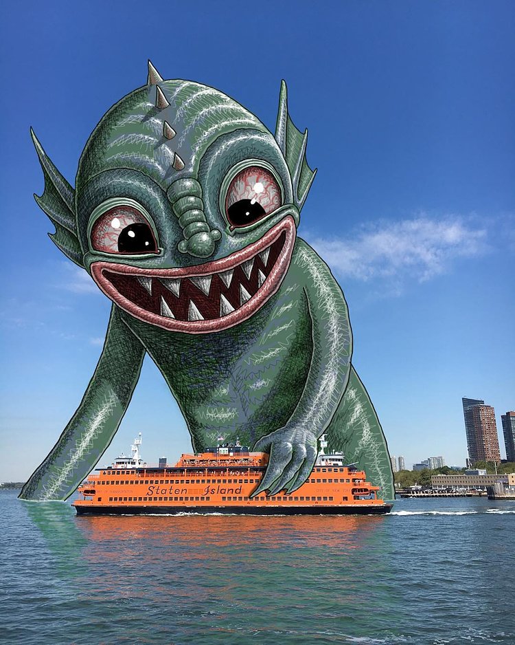 #subwaydoodle #subway #doodle #swd #nyc #statenislandferry #statenisland #kraken