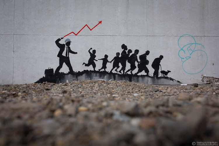 You Loot We Shoot, Banksy, NYC, 2018