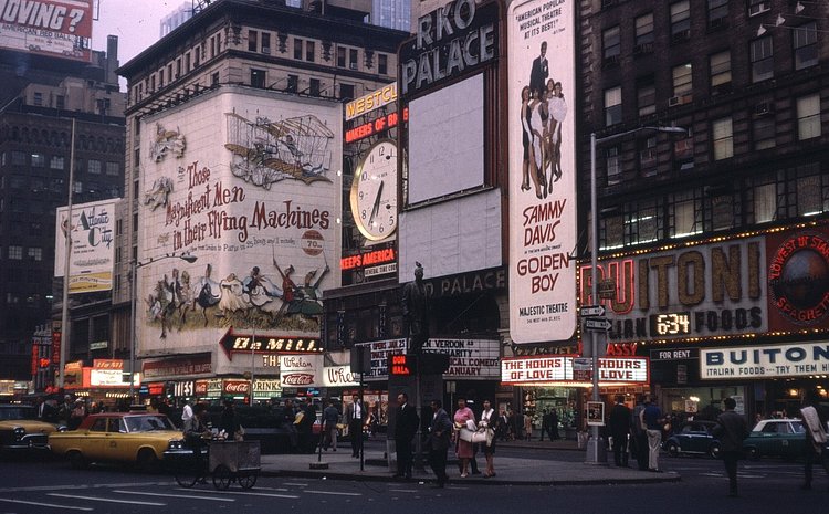Dusk in Times Square, 1965