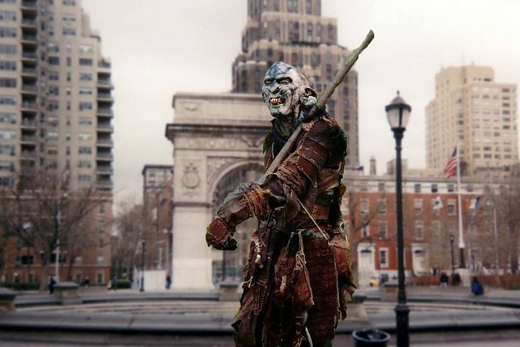 "I took this stick from a sneaky ranger manfilth. I'm going to give it to my best friend."