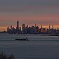 New York Harbor and Lower Manhattan Skyline