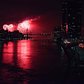 Fireworks over east river