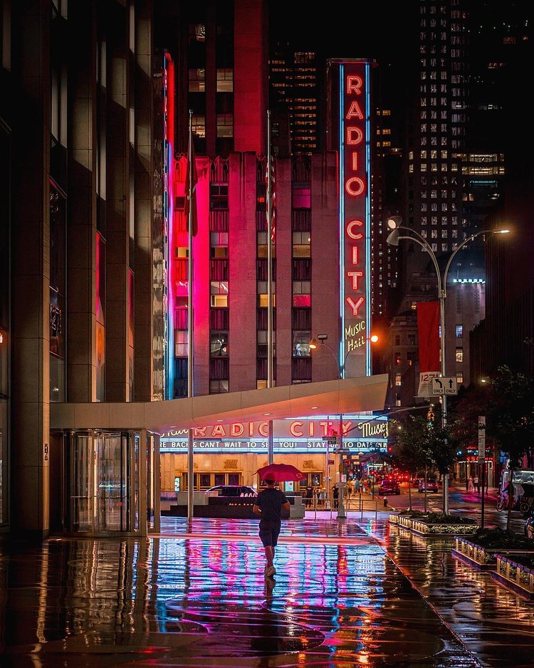 Radio City Music Hall, 6th Avenue, Midtown, Manhattan