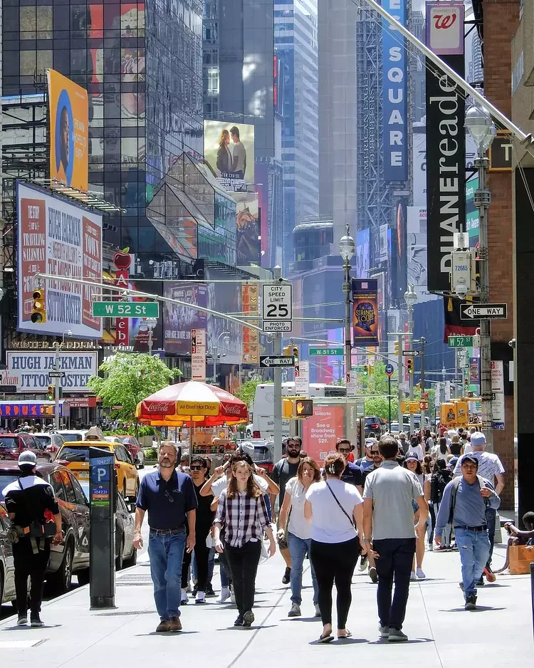 52nd Street and Broadway, Midtown, Manhattan