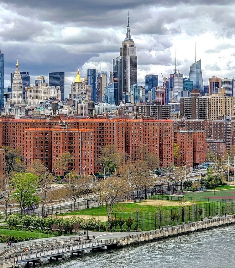 Manhattan Skyline from Williamsburg Bridge