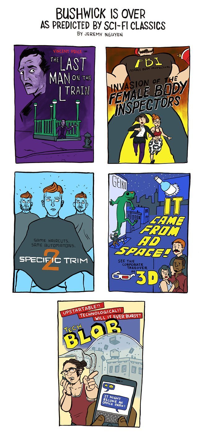 Bushwick is OVER, As Predicted by Science Fiction Classics [COMIC]