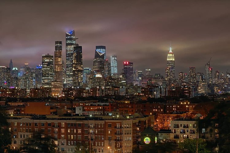 Manhattan skyline from Jersey City, NJ