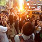 ⁴ᴷ⁶⁰ Walking NYC : Manhattanhenge Sunset on Times Square - 42nd Street