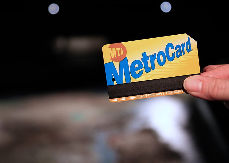 MTA Metrocard | MTA Metrocard, with the Panorama of New York City in the Queens Museum of Art in the background.