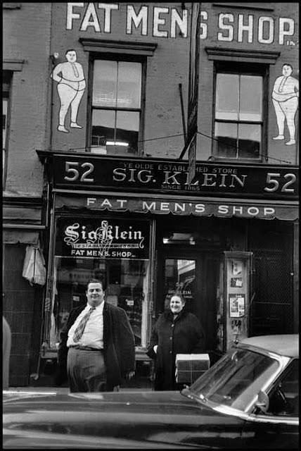 Fat Men's Shop, East Village, New York, 1955
