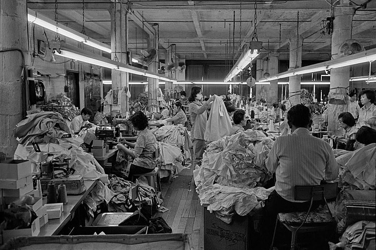 Garment factory, 1983.