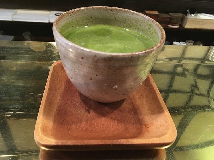 Hi-Collar Matcha Au Lai