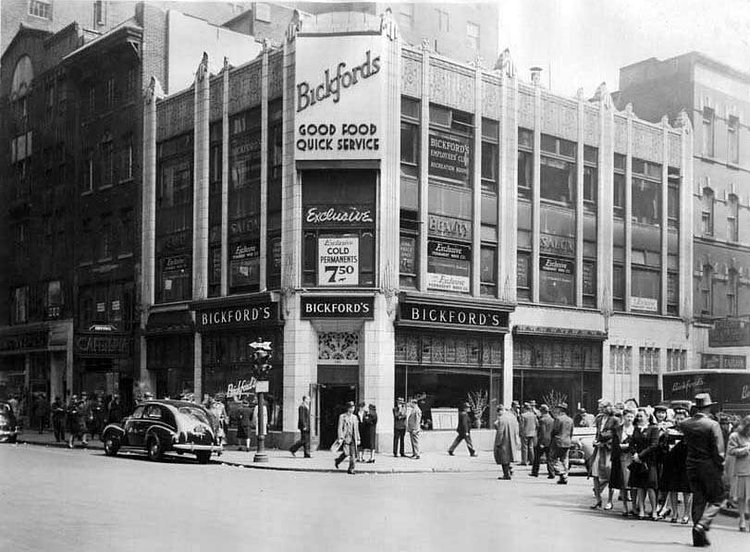 Bickford's, Lexington Avenue and East 45th Street, 1940s