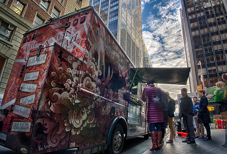 The Cinnamon Snail | Vegan food truck serving breakfast and lunch throughout the city. Follow them on Twitter @veganlunchtruck