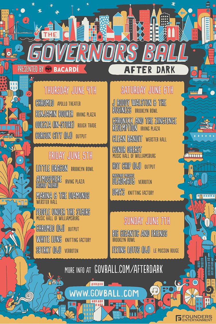 Governors Ball After Dark Lineup
