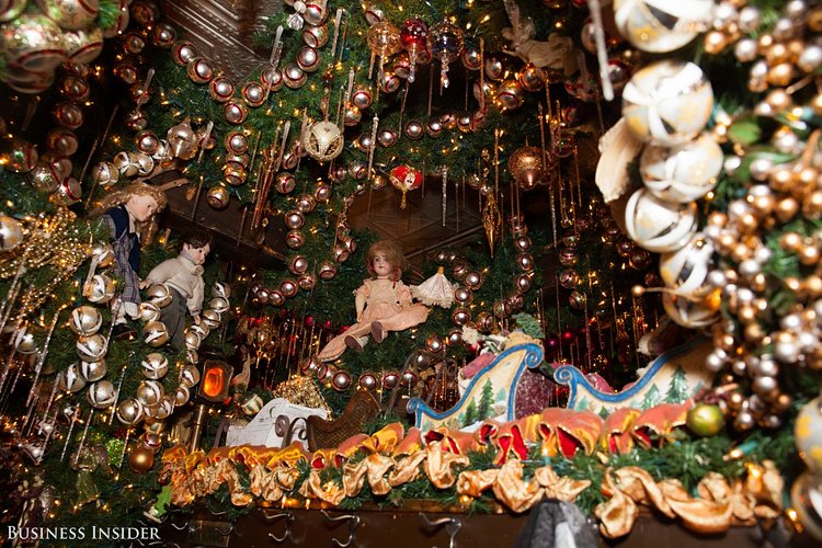 By November 1, it's complete. At Rolf's, the holiday season begins well before Thanksgiving.