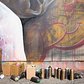 Bowery Wall’s newest mural by PichiAvo mixes colors and classicism