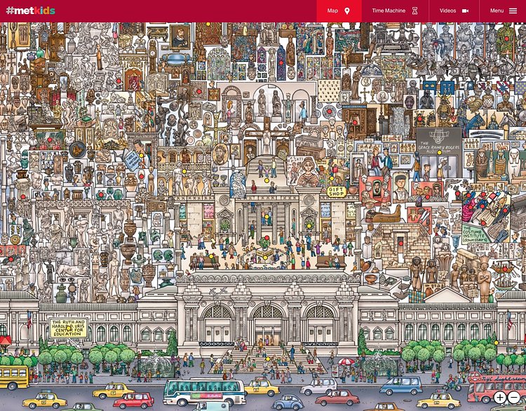 Explore the Met with the MetKids Interactive Map