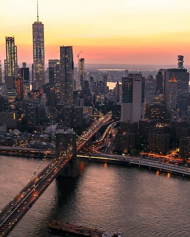 New York, New York. Photo via @killahwave #viewingnyc #newyork #newyorkcity #nyc #sunset