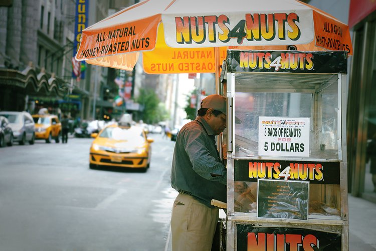 Nuts4Nuts Street Vendor, New York City