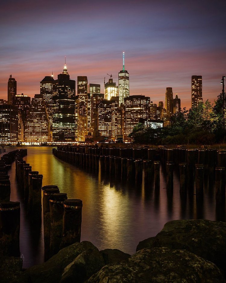 Lower Manhattan from Brooklyn Bridge Park