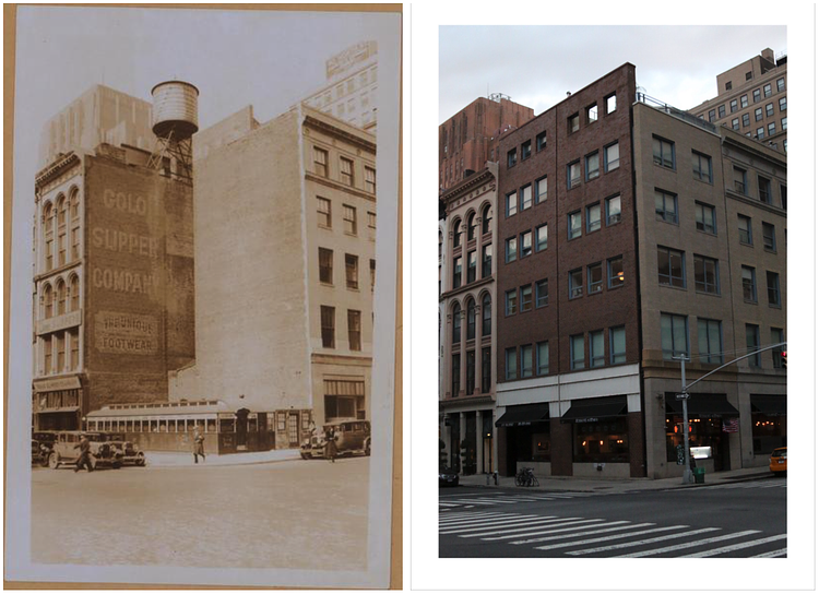 Church street, NW corner of Duane st. (P.L. Sperr, 1931). February 11, 1931 // July 4, 2017
