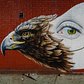"Strange Bird " closeup , in Manhattan New York #detail #freehand #sprayart #wallart #mural