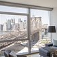 Though the views are different in each unit, the fact that the 60 Water is a mere 85 feet from the Brooklyn Bridge is definitely a plus.