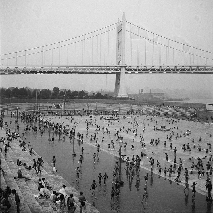Astoria Pool, Queens, 1936.