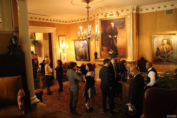 The Kinstler Room, Edwin Booth Portrait Above Fireplace