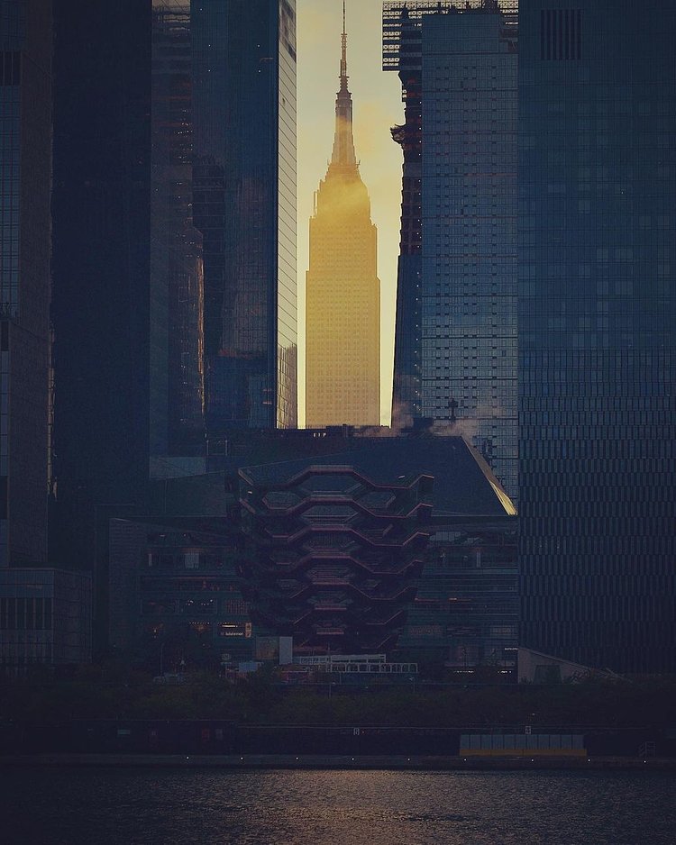 Sunrise over Hudson Yards, Manhattan