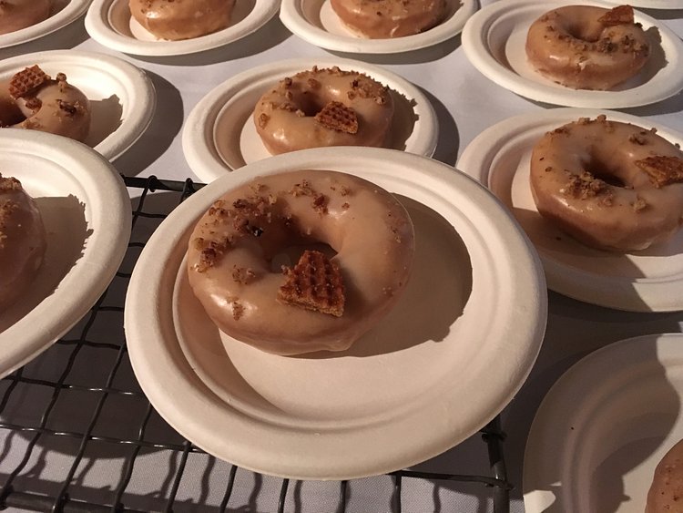 Underwest Donuts Maple Waffle Cafe Donut