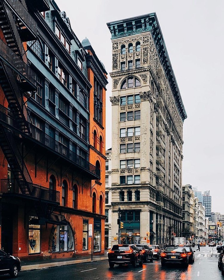 Silk Exchange Building, Broadway and Broome Street, SoHo, Manhattan 
