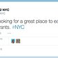 If you're looking for a great place to eat in NY, try restaurants. #NYC